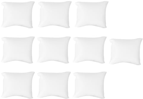 iplusmile 10 Stück Uhrenkissen Aus Pu Und Baumwolle – Weiche Schmuckkissen Für Uhren Und Armbänder – Display Kissen Ideal Für Schmuckpräsentation Im Geschäft Und Zuhause 3.9 X 2.8 X 1.6 Zoll