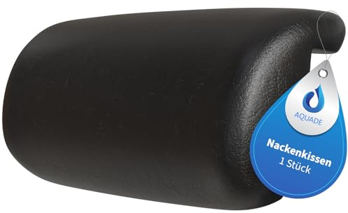 AQUADE Nackenkissen Wannenkissen Badewannenkissen Schwarz Modell: Vorskla | Pillow for Bathtub, Kopfkissen Für Badewanne, Kissen Badewanne Nacken, Badewannen Zubehör, Badesofa Badewannenkissen