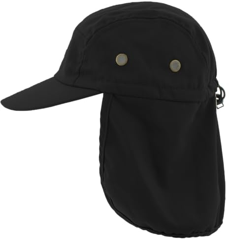 Gorra Nuca de Protección Solar para Hombre y Mujer, Gorra con Protector de Cuello de Algodón para Pesca Marcha y Senderismo, Talla única
