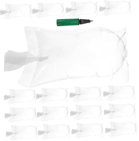 100pcs PVC Semi-circular Shoe Strecher Inflatable Packaging Bags