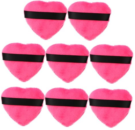 minkissy 8stücke Teiliges Makeup Mit Strapazierfähigen Puderquasten Für Gesicht Und Körper Fluffige Hautfreundliche Applikatoren Für Lose Und Mineralpuder Für Sanfte Anwendungen