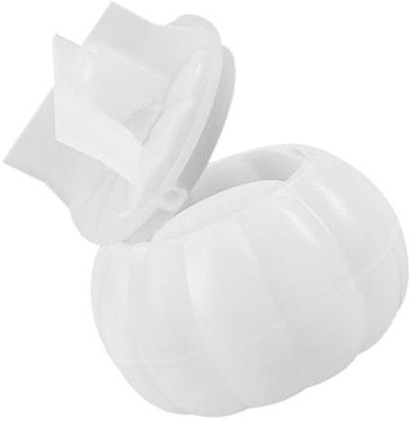 Tofficu 2pezzi Stampi in Silicone per Barattoli di Zucca di Halloween Stampi per Colata di Scatole di Zucca