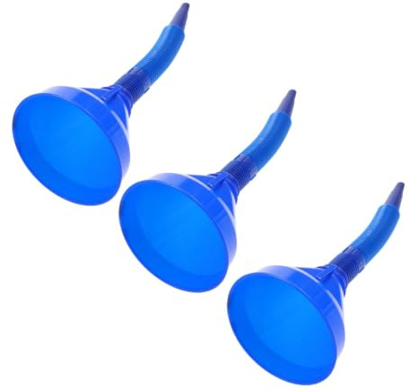 Ciieeo 3pièces Entonnoir à Huile à Large Ouverture Entonnoir Flexible Pour Carburant Et Liquide De Transmission Outil De Remplissage Pour Véhicules Et Cyclomoteurs