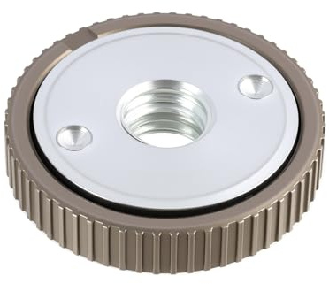 Écrou de Serrage Rapide M14 Pour Meuleuse d’Angle, Écrou Auto-Bloquant En Acier Et Métallurgie Des Poudres, Changement Rapide Sans Outils, Compatible Disques Métal Et Diamant, Compatible Flex, Makita
