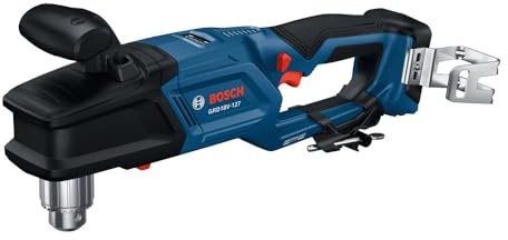 BOSCH GRD18V-127 18V High Torque Right Angle Drill ½ In. Bare Tool - Brushless Motor, Dual KickBack Control, Two Speed Settings, Lightweight Design (Bare Tool)