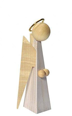 Rudolphs Schatzkiste Holzfigur Engel BxTxH= 4,5x3,5x11,5cm NEU Miniatur Figuren Seiffen Winter Erzgebirge Holzfigur Weihnachten Fensterschmuck Spielzeug Weihnachtsfigur