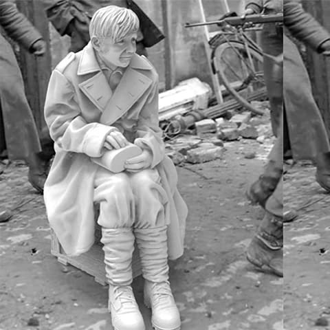 PANGCHENG 1/35 Gefangene Harz Kit Soldaten GK Militärisches Thema der Szenenkombination des Zweiten Weltkriegs Unbeschichtet Keine Farbe