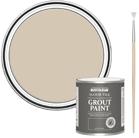 Rust-Oleum Ultra-Durable Beige Floor Tile Grout Paint - Butterscotch 250ml