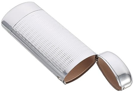 OATIPHO Hartschalen Brillenetui Aus Hochwertigem Aluminium Schmales Und Stoßfestes Etui Für Sonnenbrillen Und Prescription Brillen Tragbar Und Kompakt Für Reisen Und Alltag Kleine Box Mit