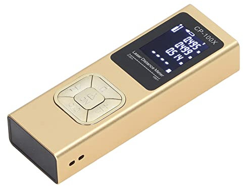 Digitaler -Entfernungsmesser, Hochpräzises Lasermessgerät für den Außenbereich, IP54, Wasserdichtes Gehäuse aus Aluminiumlegierung (100 Meter)