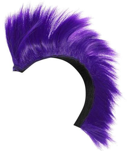 VALICLUD Cosplay Perücke Helm Stil Party Haarteil Für Karneval Und Bühnenperformance 12 Zoll Leichtes Dekoratives Haarteil Für Erwachsene