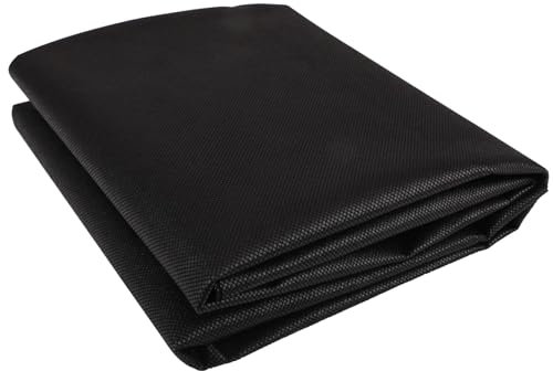 ZQXFZ Rolle Unkrautvlies 150g/㎡-1x70m, atmungsaktiv, mit Drainage, zersetzbar, Reißfestes Hohe UV-Stabilität Unterbodengewebeschwarz/Rolle