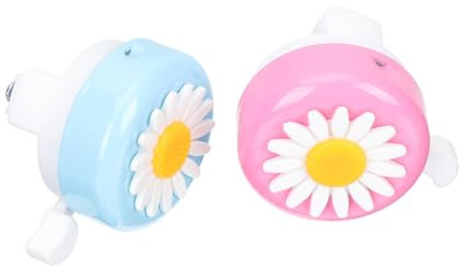 BCOATH 2pezzi Campane per Bicicletta per Ragazzo Ragazza Campane Fiore per Scooter e Bici Installazione Facile Suono e Forte Accessori per Biciclette Colorati