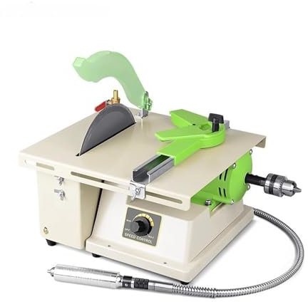 YQVEOT Smerigliatrice da Banco Macchina da Taglio for lucidatura Mini Potente di Grande Potenza, smerigliatrice da Tavolo da Tavolo Piccola rettificatrice multifunzale for Giada
