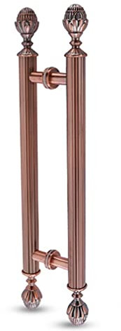 Haustürgriff Außentürgriff, Eingangstürgriff aus Glas, Innen- und Außentürgriff zum Ziehen und Drücken für Haus/Haustür/Hotel/Restaurant, 60/80/100/120/150 cm lang