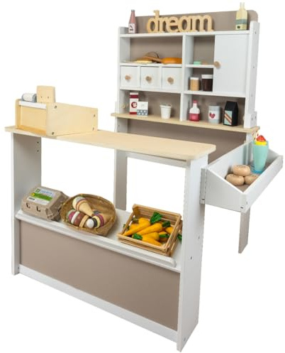 Meppi Negozio Torrone in legno - Negozio commerciale per bambini - Banca mercato