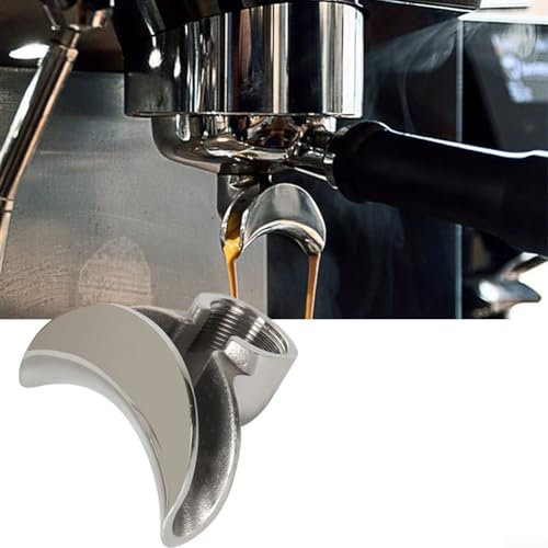 Doppio beccuccio in acciaio inox per macchine da caffè espresso 58 mm per caffè e birra fatta in casa (2)