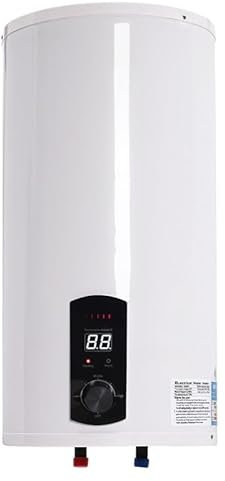 Calentador De Agua Eléctrico De 50 Litros Para Montaje En Pared Vertical, Termo Eléctrico Con Indicador LED Para Baño