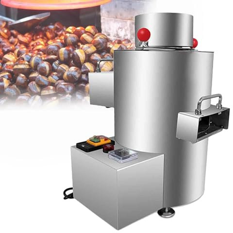 LIEROLYE Máquina Eléctrica para Cascar Castañas, Descascaradora De Castañas, 150 Kg/h, Sin Dañar Las Castañas, Apta para Comercios(12v)