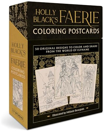 Holly Black's Faerie Coloring Postcards: 50 Original Designs to Color and Share from the World of Elfhame