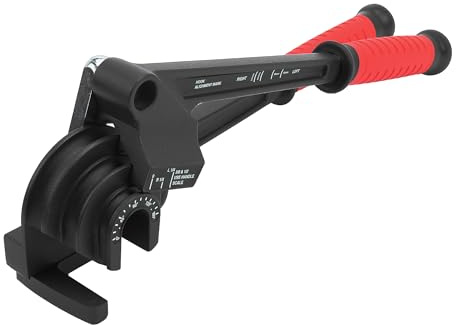 CCLIFE Piegatubi 3 in 1, piegatubi 6, 8, 10 mm, piegatubi manuale 0-180°, per tubi in alluminio, ottone, rame, tubi cavi a parete sottile (6/10/12 mm) | Strumento di piegatura per tubi del freno, 0-180°, per tubi in alluminio, ottone, rame e tubi cave a parete sottile
