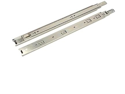 GAMET guía de bolas para cajón PK44 500 mm x 45 mm, extracción total, carga 35 kg, 1 par