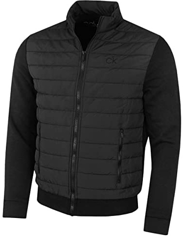 Calvin Klein Herren 2026 Hybrid Funnel Neck gesteppt Fleece Jacke