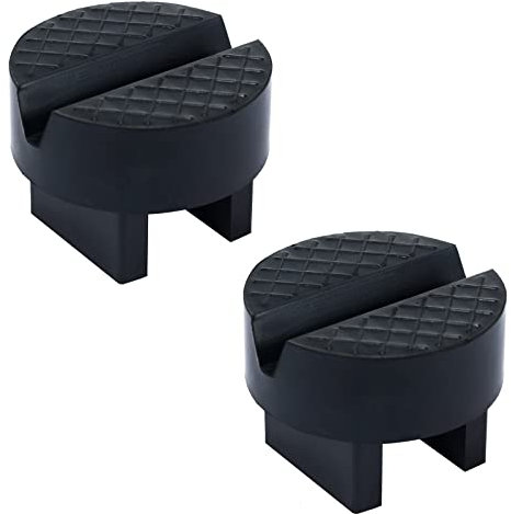 DEDC Wagenheber Gummiauflage, Car Jack Stand Pad, Unterstellbock Gummiauflage, Wagenheberauflage Gummi, Gummiblock Schützt Auto vor Kratzen, 3 Tonnen Tragfähigkeit (2 PCS)