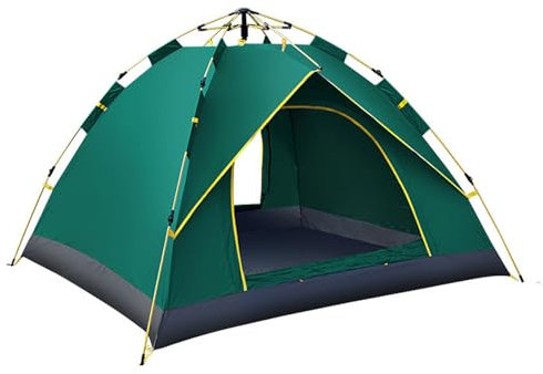 Blissbuilt Familie Kuppelzelte Wasserdichtes Outdoor Zelt 3 Personen Instant Pop Up Zelt Winddicht Campingzelt,Einfach Aufzubauendes Outdoor-Zelt,Kleine Packungsgröße für Trekking,Camping,Outdoor