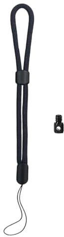 Dragonne Réglable pour Appareil Photo et Téléphone - Interface à Vis 1/4 - Sangle de Poignet pour la Plupart des Téléphones Portables