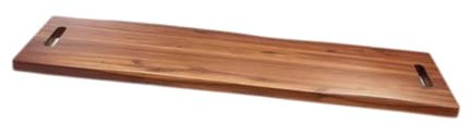 Milageto Tabla Grande de charcutería de 91 cm, Tabla para Cortar, Bandeja de Madera para Servir Comida, Tabla para Servir Queso, Verduras, Tabla para Picnic y