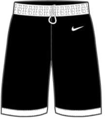 Nike Damen Team25 Basketball Stock Short - Schwarz