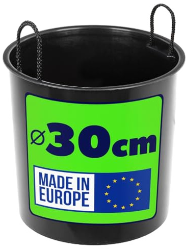 KADAX Insert de 30 cm pour bac à plantes, insert en plastique pour pot de fleurs et pot de fleurs, insert de pot de fleurs avec poignées de transport, pot intérieur (29 x 28 cm)
