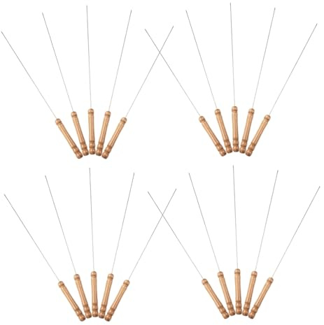 OFFSCH 20 Spiedini Alla Griglia Accessori Per Barbecue Spiedini In Metallo Per Barbecue Portatili