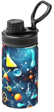 Bouteille d'eau isotherme à double paroi en acier inoxydable pour boissons chaudes et froides - 355 ml