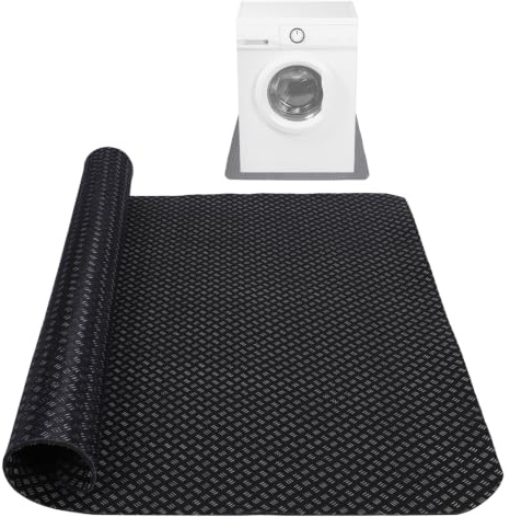 Tapis Antivibration Double Face, Coussin Antidérapant Découpable, Tapis de Protection de Sol, pour Machine à Laver, Lave Linge, Sèche Linge, Réfrigérateur et Buanderie