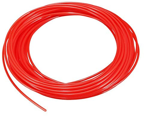 N/A Filament Nachfüllpack für 3D-Drucker, Länge 32,8 Füße, Durchmesser 1,75 mm, PLA, Maßgenauigkeit / -0,02 mm, für 3D Malen und Zeichnen, rot transparent