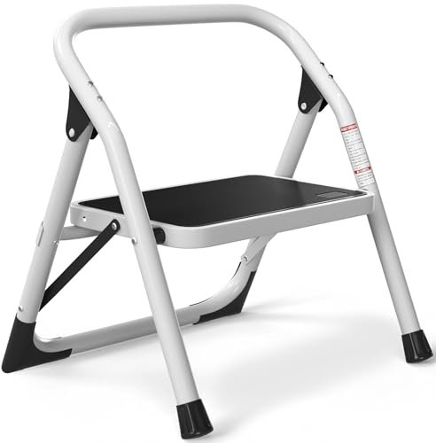 SOLADDER 1 Step Ladder,Foldable 1 Step Stool