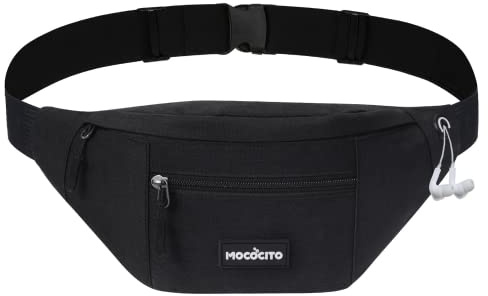 MOCOCITO Bauchtasche Herren Damen, Gürteltasche Wasserdicht Hüfttasche Sport Outdoor, Klein Handytasche Fanny Pack für Reise Wandern Joggen Fahrrad Hundetraining