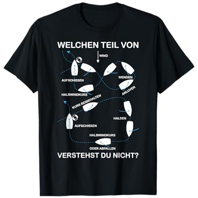 Mann über Bord Manöver | Lustiges Segler T-Shirt