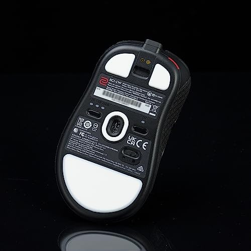Hokeyio V2 Mouse feet for Zowie EC1CW / EC2CW / EC3CW | Smooth Glide | Rounded Edges | Anti-Dust | Pro Gamer Approved - 0.7mm Pure PTFE Gaming Upgrade Skates (2-Pack)