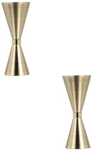 BESTonZON 2st Weinmesser Jigger Und Shaker Jigger Für Barkeeper Messbecher Für Cocktails Barkeeper Jigger Doppel-jigger Oz Werkzeuge Für Cocktailbars Japanischer Jigger Metall Mischbecher