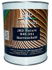 JRD COATINGS® Nature 840 Hartwachsöl 1L: geprüft und bewährt - in zahlreichen Farbtöne verfügbar (JRD 840-331 Nussbaum)