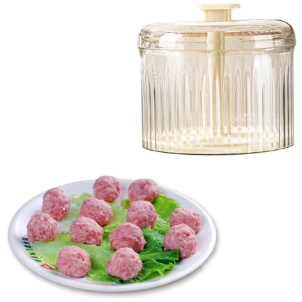 Guanici Hackbällchen Former Küchenwerkzeug zur Herstellung Fleischbällchen Küche Hackbällchen Former Fleischbällchen Former für Herstellung von Fleischbällchen und Fischbällchen Verwendet