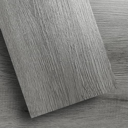 Florexp-Vinylboden – LVT-Bodenbelag, selbstklebende Fliesen in Dunkelgrau, 2,0 mm, 18 Stück, wasserdicht für Büro, Flur und Küche (2,51 m², dunkelgrau)