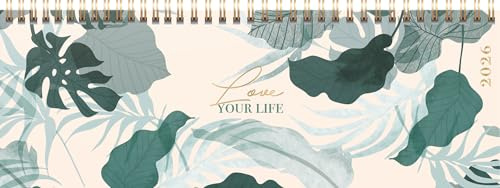 rido/idé Querterminbuch Premium Young Line 2026 „Love“ | 29,7×10,5 cm, Papier