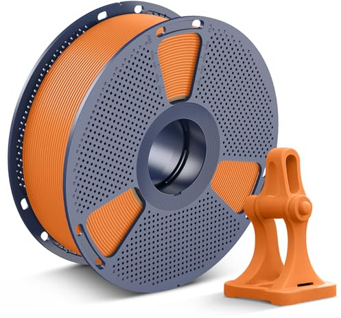 SUNLU High Speed PLA+2.0 Orange Filament 1.75mm, PLA Plus 2.0 Filament | 600mm/s Hochgeschwindigkeits Filament PLA+ 2.0, Hohe Zähigkeit & Schlagfestigkeit, Orange 1000g