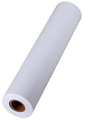 TEHAUX Zeichenpapierrolle Weißes Zeichenpapier Bastelpapierrolle für Junge Mädchen Skizzenpapier Geschenkpapier Malpapier