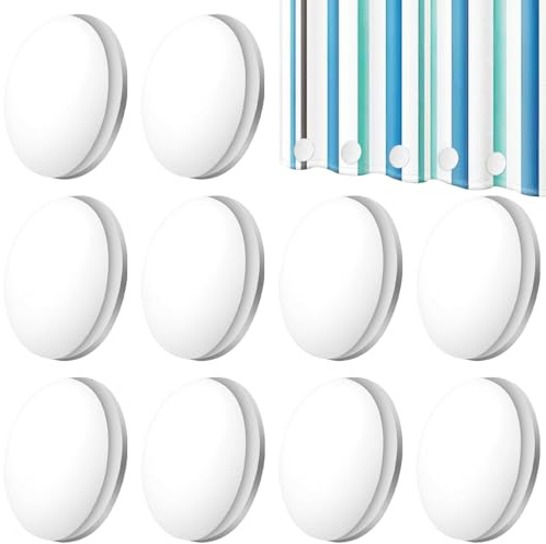 Magnetic Shower Curtain Weights,10PCS Magnetic Curtain Weights,Waterproof Drapery Clips for Curtains Tablecloths Flags