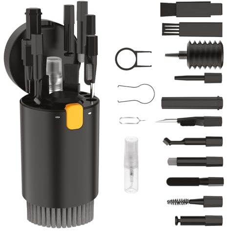 Venom Universelles Reinigungsset für Spielkonsolen – 20-in-1 Reinigungswerkzeuge für PlayStation, Xbox, Nintendo Switch, VR-Headsets, Controller, Tastaturen, Kameras, Ohrhörer und andere Elektronik